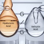 side-by-side comparison image of Hyaluronic Acid and Salicylic Acid