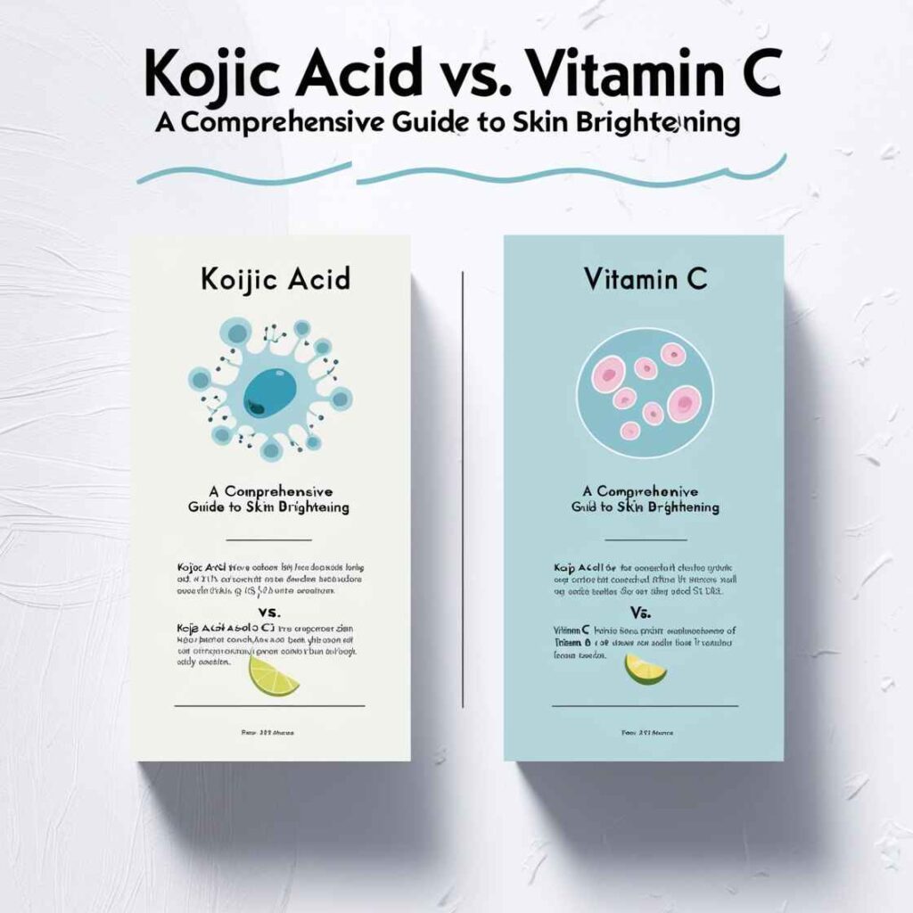 Kojic Acid vs. Vitamin C: A Comprehensive Guide to Skin Brightening