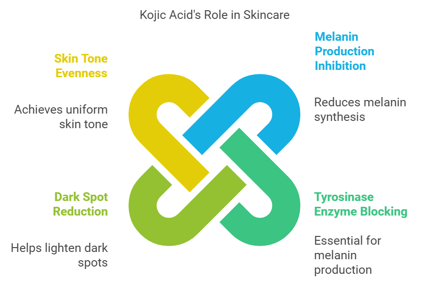 the roles of kojic acid in skincare