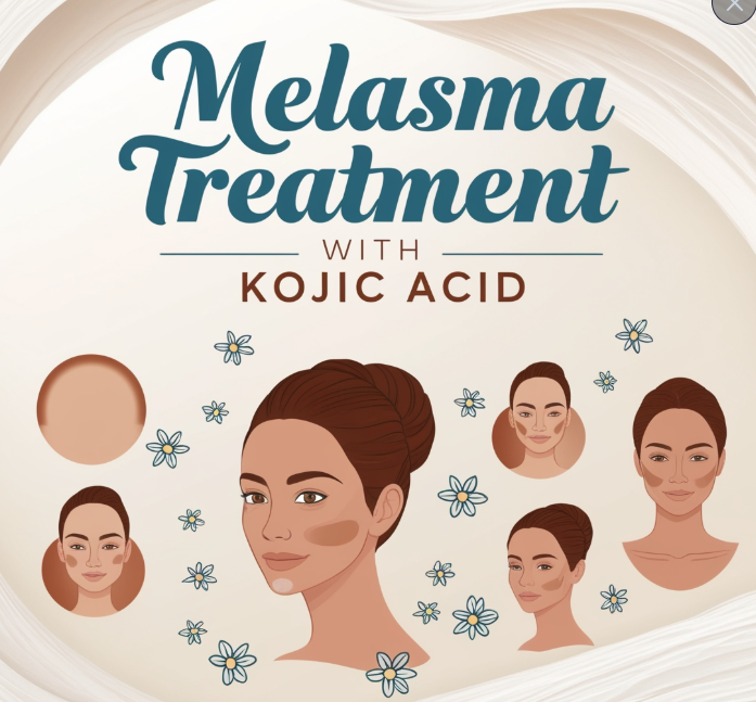 melasma treatment with kojic acid