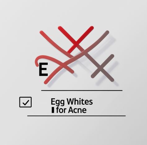 egg whites for acne